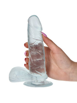 DILDO REAL RAPTURE EARTH FLAVOUR 6.5'' TRANSPARENTE