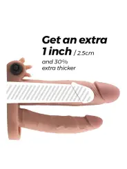 MANGA REALISTA PARA PÉNIS COM DILDO EXTRA GENERAL DICKOBI CRUSHIOUS
