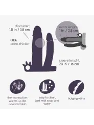 MANGA REALISTA PARA PÉNIS COM DILDO EXTRA GENERAL DICKOBI CRUSHIOUS