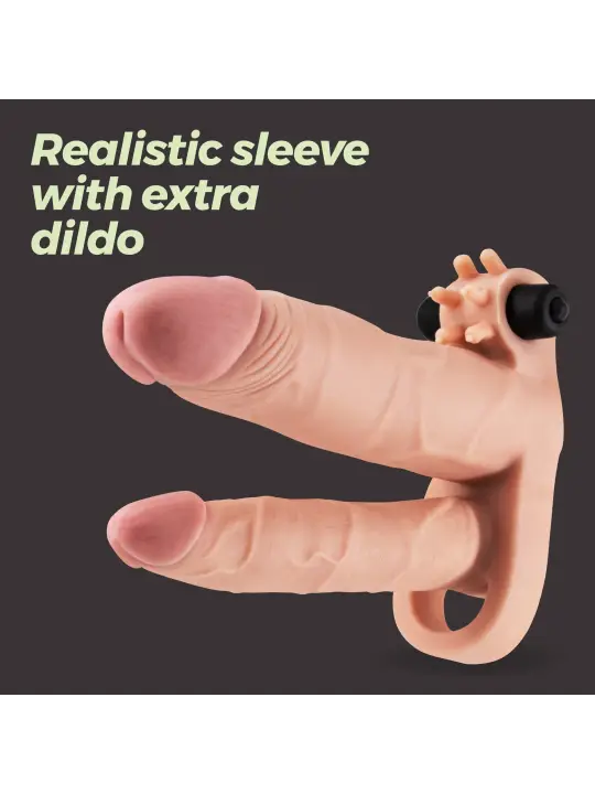 MANGA REALISTA PARA PÉNIS COM DILDO EXTRA GENERAL DICKOBI CRUSHIOUS
