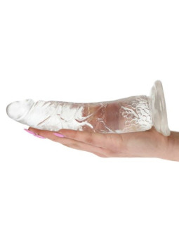 DILDO REAL RAPTURE EARTH FLAVOUR 7'' TRANSPARENTE