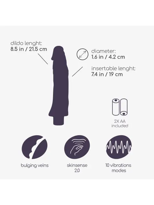 VIBRADOR REALÍSTICO GUIDO CRUSHIOUS
