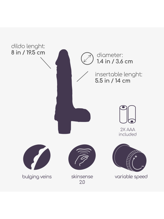 VIBRADOR REALÍSTICO TORMENTOR CRUSHIOUS