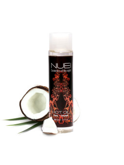 ÓLEO DE MASSAGEM COM EFEITO CALOR COCO HOT OIL NUEI 100ML