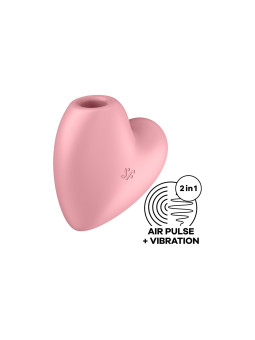 VIBRADOR CUTIE HEART SATISFYER ROSA