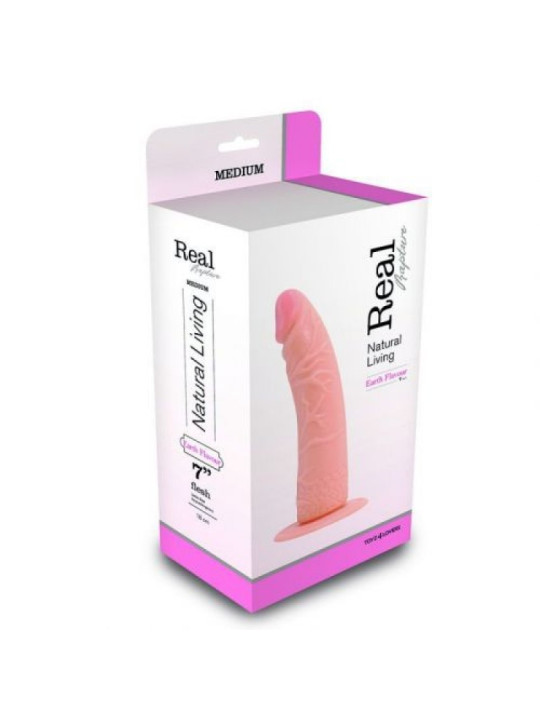DILDO REALÍSTICO REAL RAPTURE EARTH FLAVOUR 7'' BRANCO