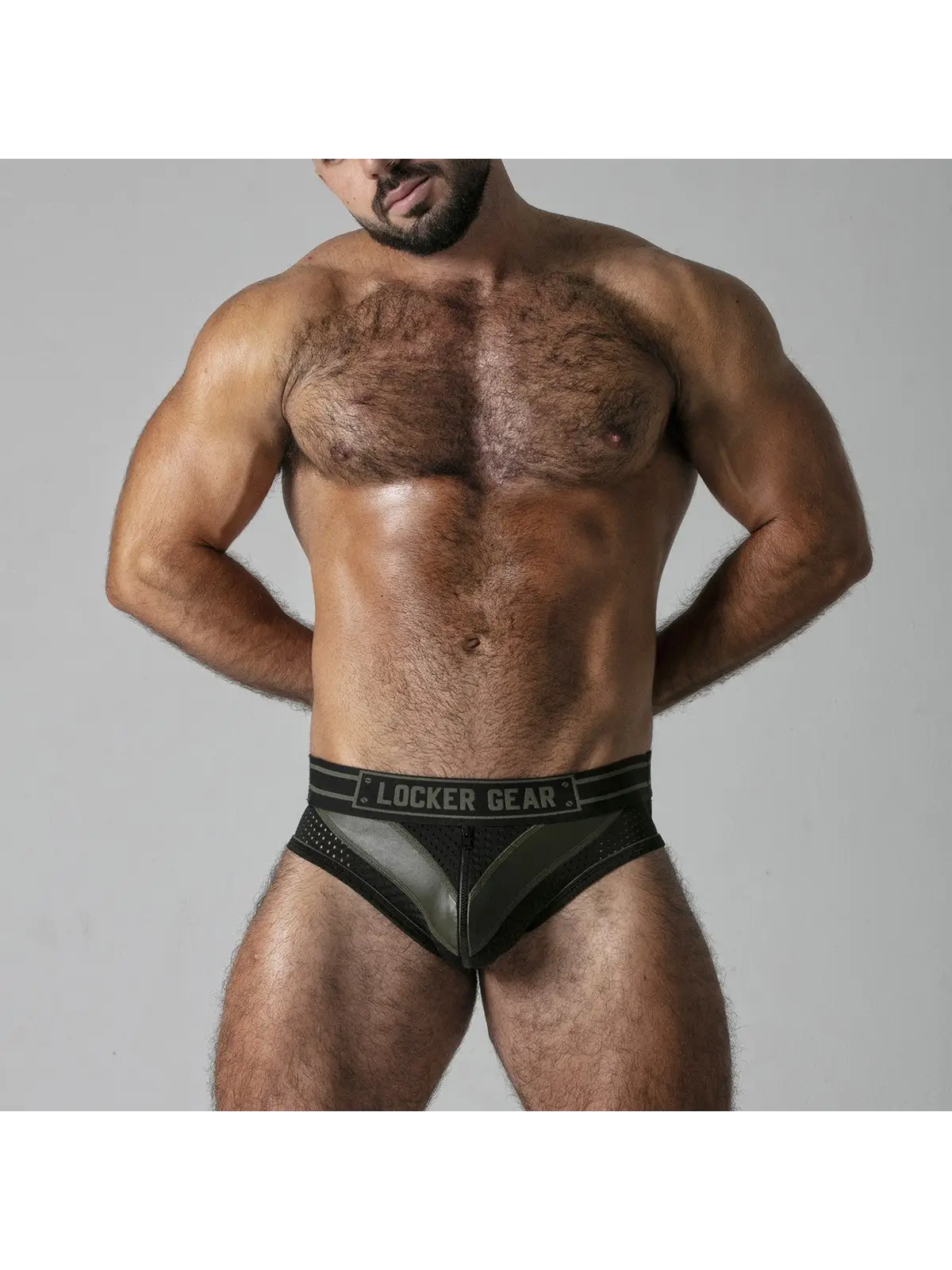 CUECA MASSIVE RUDE LOCKER GEAR CAQUI