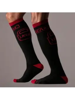 MEIAS KEEP THEM ON LOCKER GEAR VERMELHAS