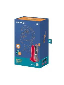 PLUG VIBRATÓRIO ROTATOR PLUG 1+ COM APP SATISFYER VERMELHO
