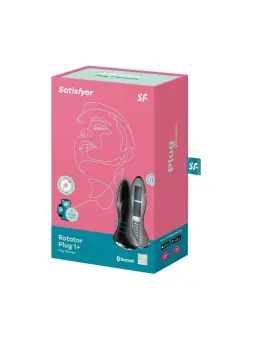 PLUG VIBRATÓRIO ROTATOR PLUG 1+ COM APP SATISFYER PRETO