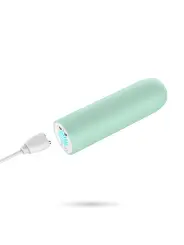 QUACKERS BALA VIBRATÓRIA RECARREGÁVEL POR USB VERDE MENTA CRUSHIOUS