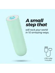 QUACKERS BALA VIBRATÓRIA RECARREGÁVEL POR USB VERDE MENTA CRUSHIOUS
