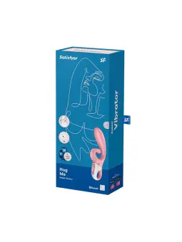 VIBRADOR HUG ME COM APP SATISFYER ROSA