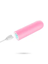 QUACKERS BALA VIBRATÓRIA RECARREGÁVEL POR USB ROSA CRUSHIOUS