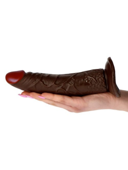 DILDO REALÍSTICO REAL RAPTURE EARTH FLAVOUR 7'' NEGRO