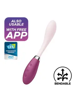 VIBRADOR G-SPOT FLEX 3 SATISFYER BORDÔ