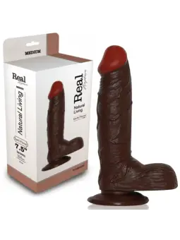 DILDO REALÍSTICO REAL RAPTURE EARTH FLAVOUR 7.5'' NEGRO