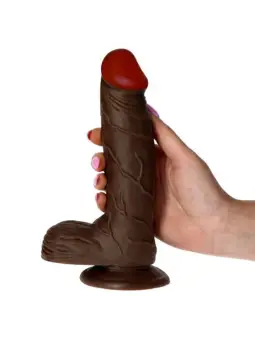 DILDO REALÍSTICO REAL RAPTURE EARTH FLAVOUR 7.5'' NEGRO