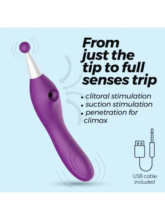 ESTIMULADOR RECARREGÁVEL TRINITY CRUSHIOUS