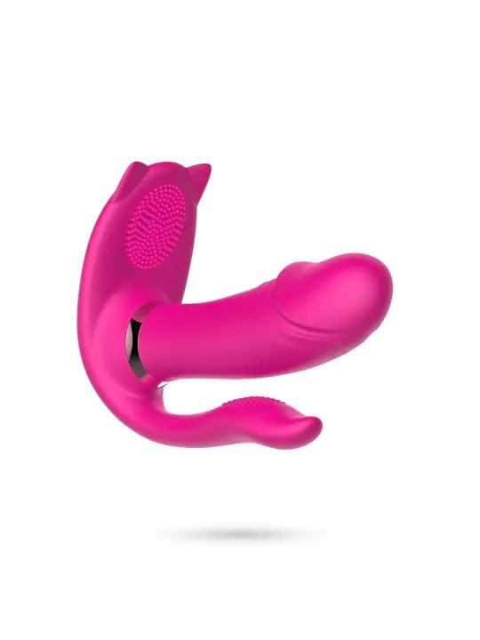 ESTIMULADOR COM CONTROLO REMOTO FRITZ CRUSHIOUS ROSA