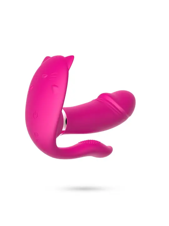 ESTIMULADOR COM CONTROLO REMOTO FRITZ CRUSHIOUS ROSA