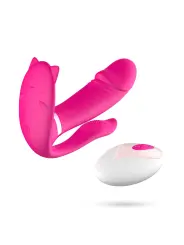 ESTIMULADOR COM CONTROLO REMOTO FRITZ CRUSHIOUS ROSA