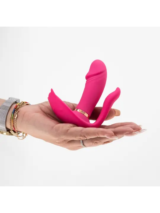 ESTIMULADOR COM CONTROLO REMOTO FRITZ CRUSHIOUS ROSA