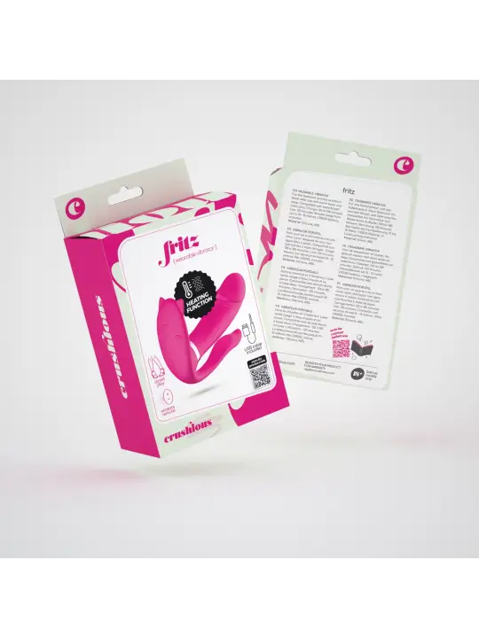 ESTIMULADOR COM CONTROLO REMOTO FRITZ CRUSHIOUS ROSA