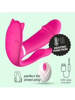 ESTIMULADOR COM CONTROLO REMOTO FRITZ CRUSHIOUS ROSA