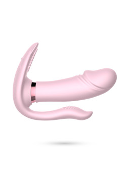 ESTIMULADOR COM CONTROLO REMOTO FRITZ CRUSHIOUS ROSA PASTEL