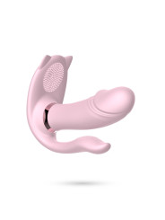 ESTIMULADOR COM CONTROLO REMOTO FRITZ CRUSHIOUS ROSA PASTEL