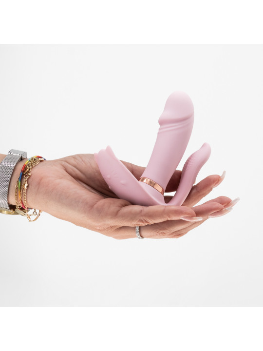 ESTIMULADOR COM CONTROLO REMOTO FRITZ CRUSHIOUS ROSA PASTEL