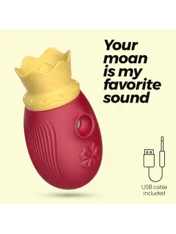 ESTIMULADOR CLITORIANO MONARCH CRUSHIOUS VERMELHO