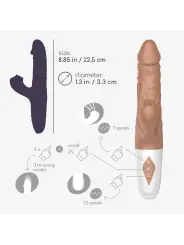 VIBRADOR REALISTA COM VAI-VEM EL MATADOR CRUSHIOUS