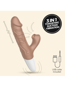 VIBRADOR REALISTA COM VAI-VEM EL MATADOR CRUSHIOUS