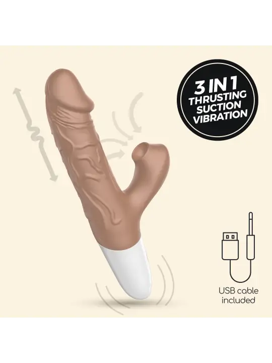 VIBRADOR REALISTA COM VAI-VEM EL MATADOR CRUSHIOUS