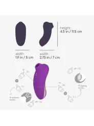 ESTIMULADOR DE CLITÓRIS SUPERNOVA CRUSHIOUS ROXO