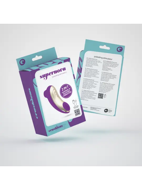 ESTIMULADOR DE CLITÓRIS SUPERNOVA CRUSHIOUS ROXO