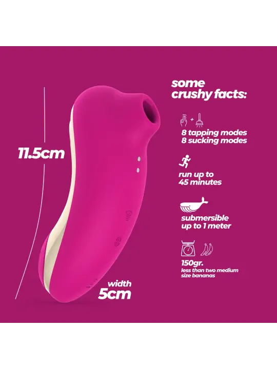 ESTIMULADOR DE CLITÓRIS SUPERNOVA CRUSHIOUS ROSA