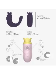 ESTIMULADOR TRIPLO HIRI CRUSHIOUS ROSA