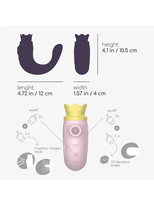 ESTIMULADOR TRIPLO HIRI CRUSHIOUS ROSA