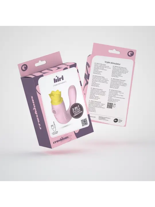 ESTIMULADOR TRIPLO HIRI CRUSHIOUS ROSA