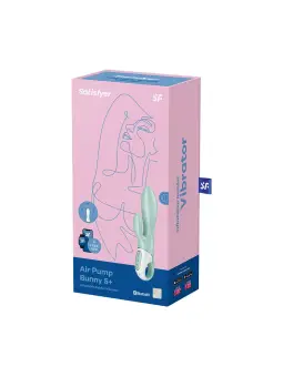 VIBRADOR INSUFLÁVEL AIR PUMP BUNNY 5 COM APLICAÇÃO CONNECT SATISFYER