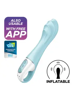 VIBRADOR INSUFLÁVEL AIR PUMP 5 COM APLICAÇÃO CONNECT SATISFYER