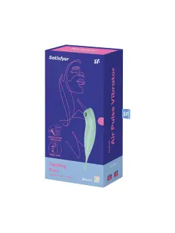 VIBRADOR TWIRLING PRO SATISFYER COM APLICAÇÃO CONNECT MENTA