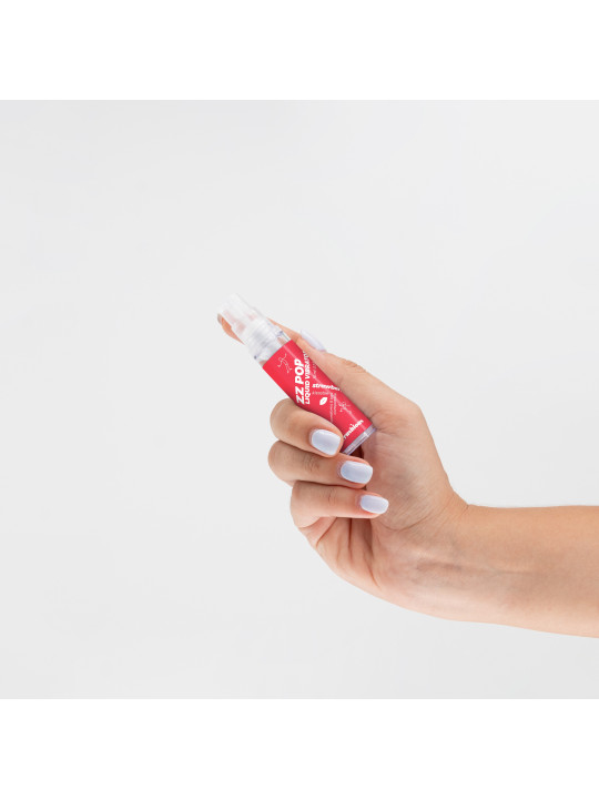 VIBRADOR LÍQUIDO ZZ POP COM AROMA MORANGO 10ML CRUSHIOUS