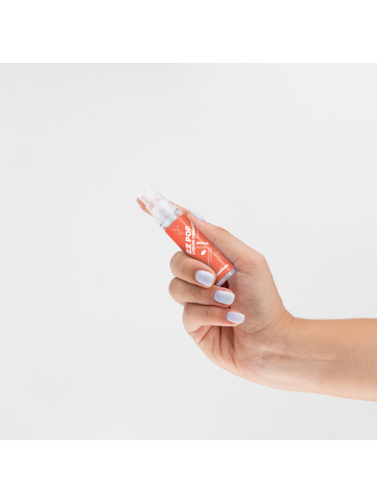 VIBRADOR LÍQUIDO ZZ POP COM AROMA PÊSSEGO 10ML CRUSHIOUS