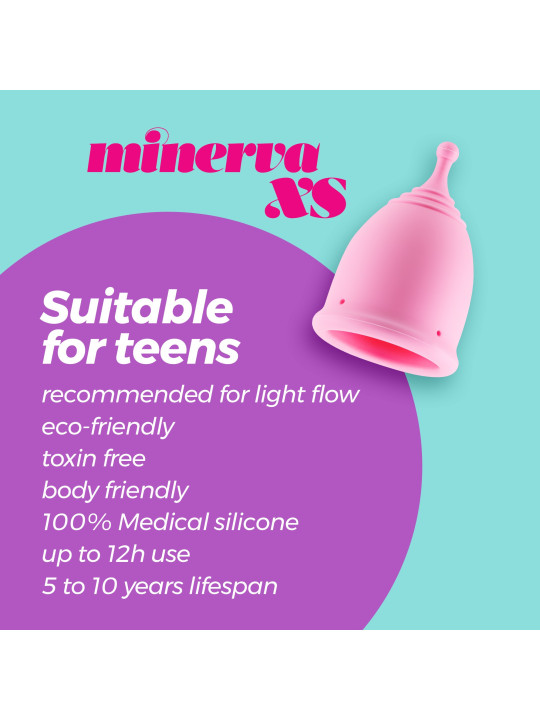 COPO MENSTRUAL MINERVA XS COM BOLSA CRUSHIOUS