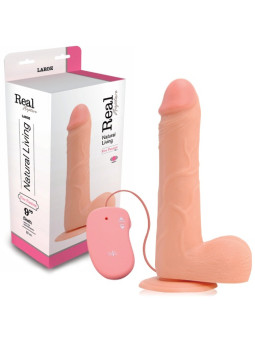 VIBRADOR REALÍSTICO REAL RAPTURE FIRE PASSION 9'' BRANCO