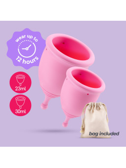 COPOS MENSTRUAIS MINERVA S + L COM BOLSA CRUSHIOUS